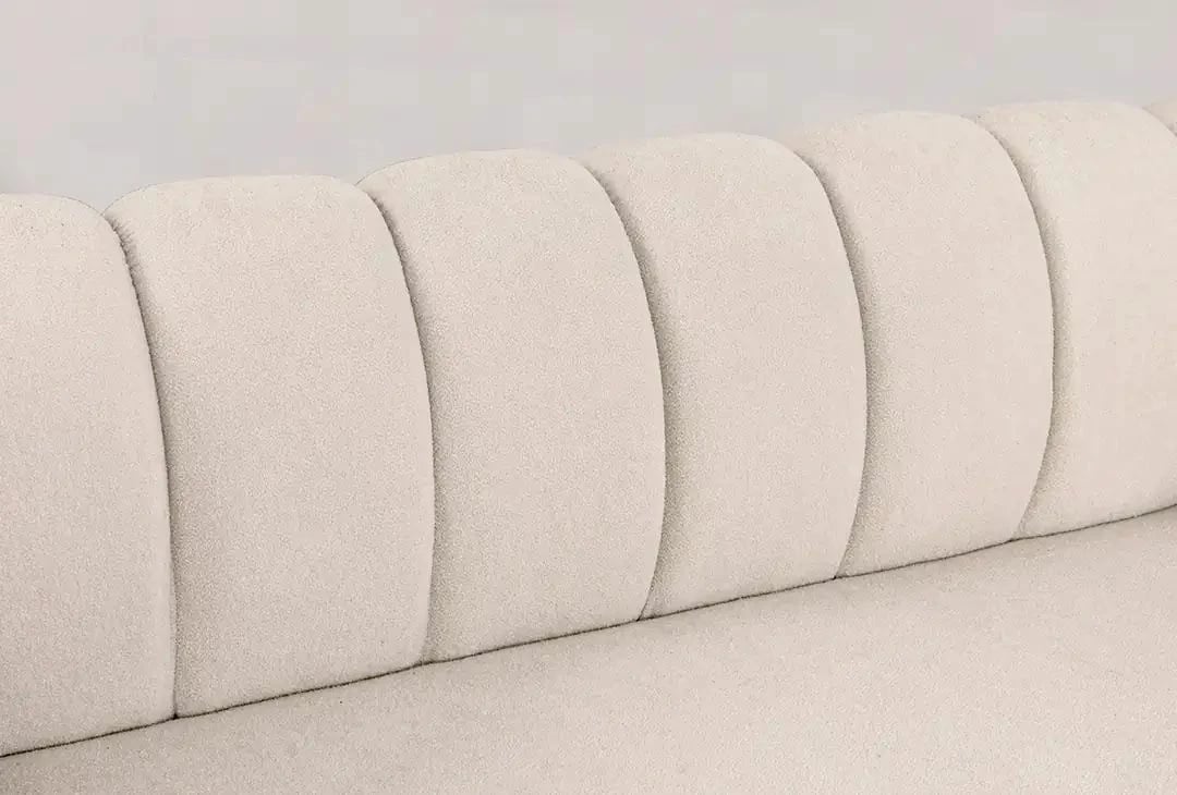 Divan treshe Atelier del Sofa, New Roma, i bardhë