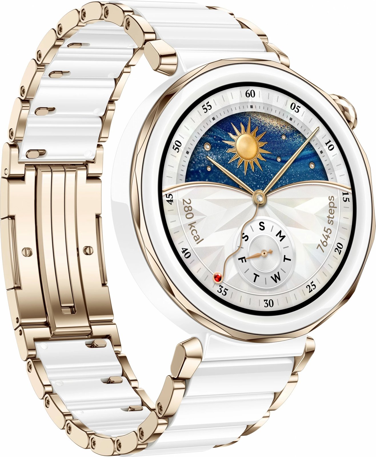 Smartwatch Huawei WATCH GT5 Pro 42mm, AMOLED, GPS, bardhë Smartwatch Huawei WATCH GT5 Pro 42mm, AMOLED, GPS, bardhë