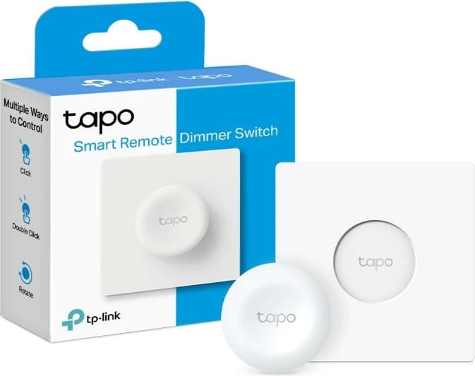 dimmer smart dritash, TP-Link Tapo S200D, wireless, e bardhë