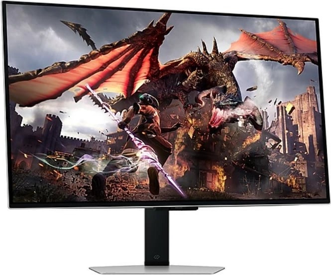 Monitor Samsung Odyssey OLED G8 LS32DG802SUXDU, 32", 4K, 240Hz, i bardhë