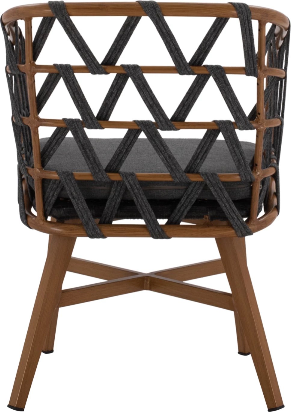 Karrige alumini RICKO FH5782.11 me rripa të gjerë gri 57x61x79 cm