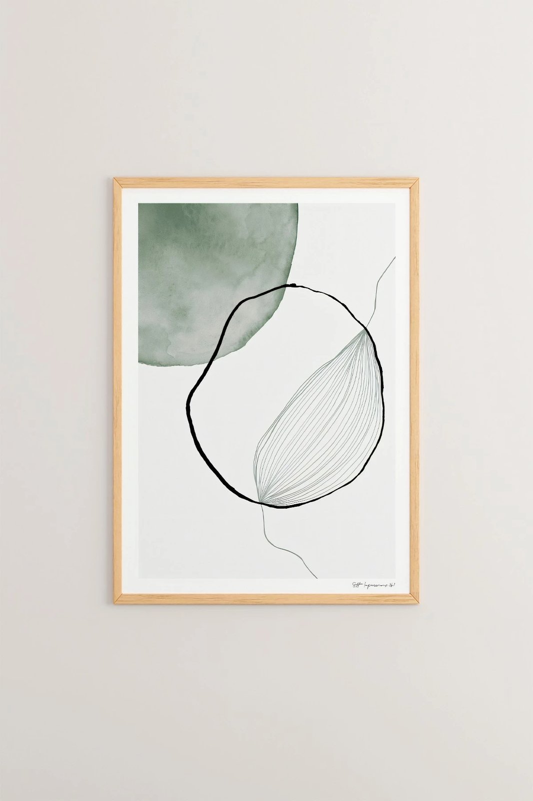 Pikturë dekorative me kornizë, Wallity, Tekhamcerceve35