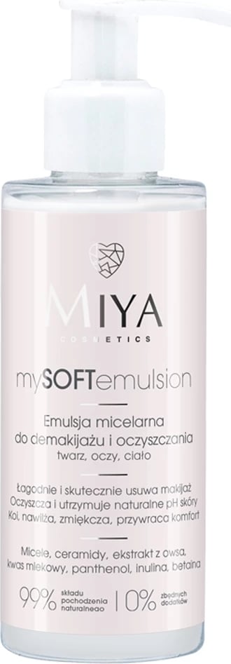 Emulsion micellar për femra Miya Cosmetics MySOFTemulsion, 140ml