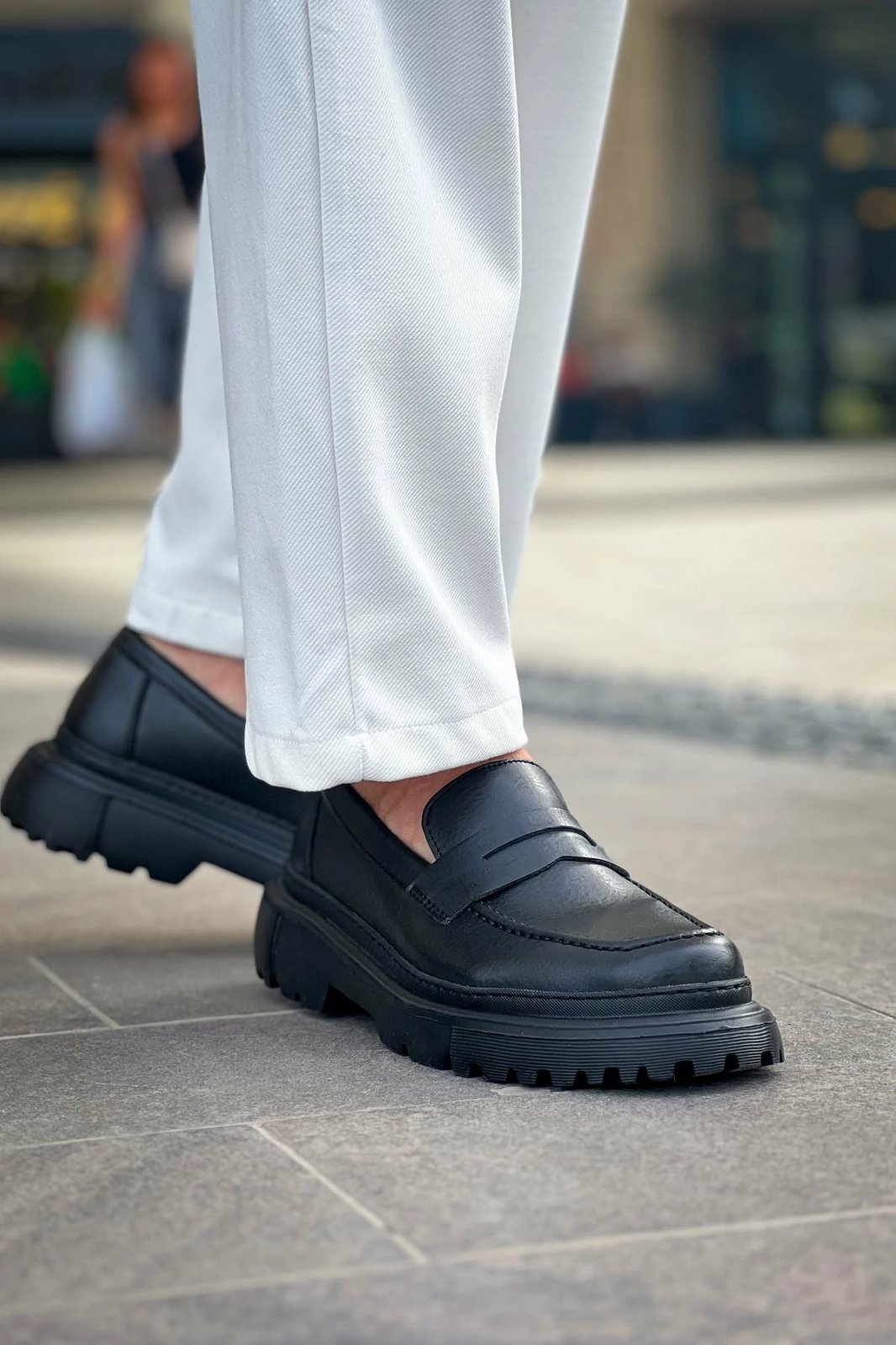 Këpucë për meshkuj, Chekich 2417 FST Black Men Loafer