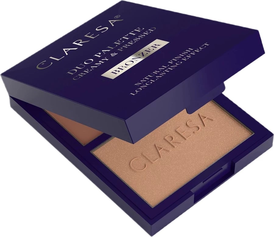 Paletë konturimi Claresa Duo Palette Creamy & Pressed 02 Sun Tropez për femra, 8.5g