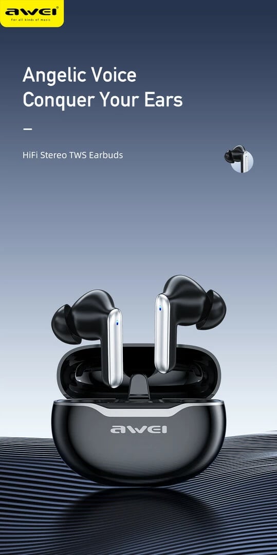 Kufje Me Bluetooth AWEI T50 ENC