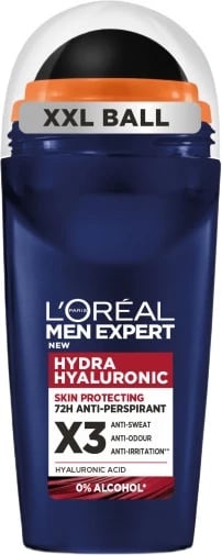 Antiperspirant roll-on për meshkuj L'Oreal Paris Men Expert Hydra Hyaluronic 50ml