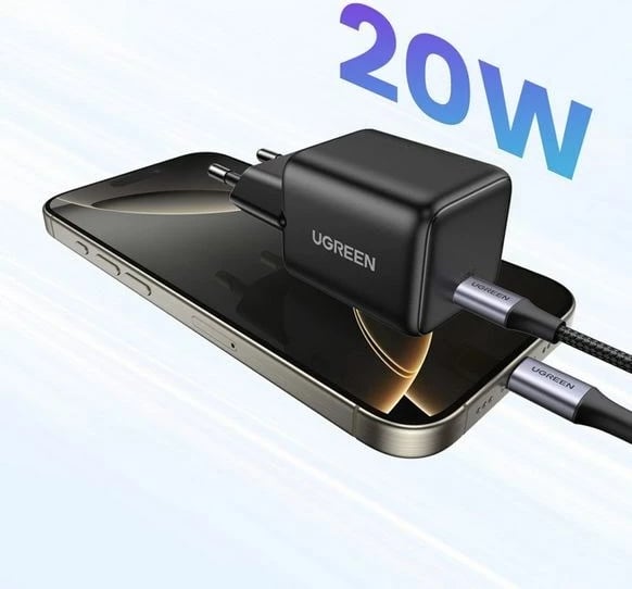 Karikues UGREEN X512, 20W, GaN, 1x USB-C, i zi