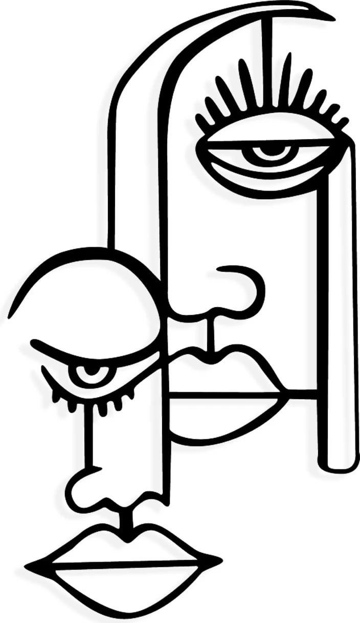 Aksesor dekorativ metalik për mur, Wallity, Rugiada