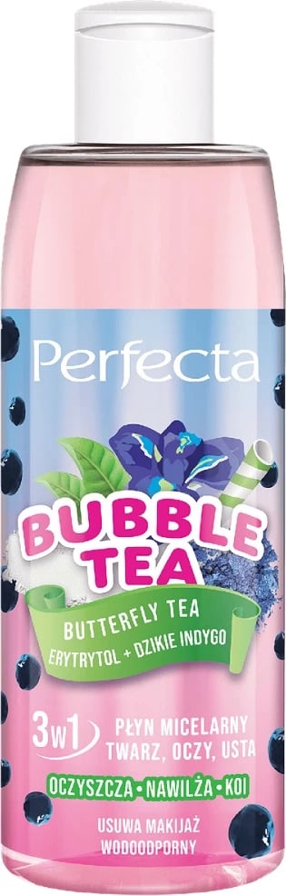 Ujë micelar për femra Perfecta Bubble Tea 3-in-1, 300ml