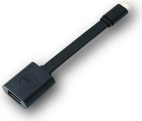 Kabllo/adaptues Dell 470-ABNE, USB C në USB A, 0.132m, e zezë