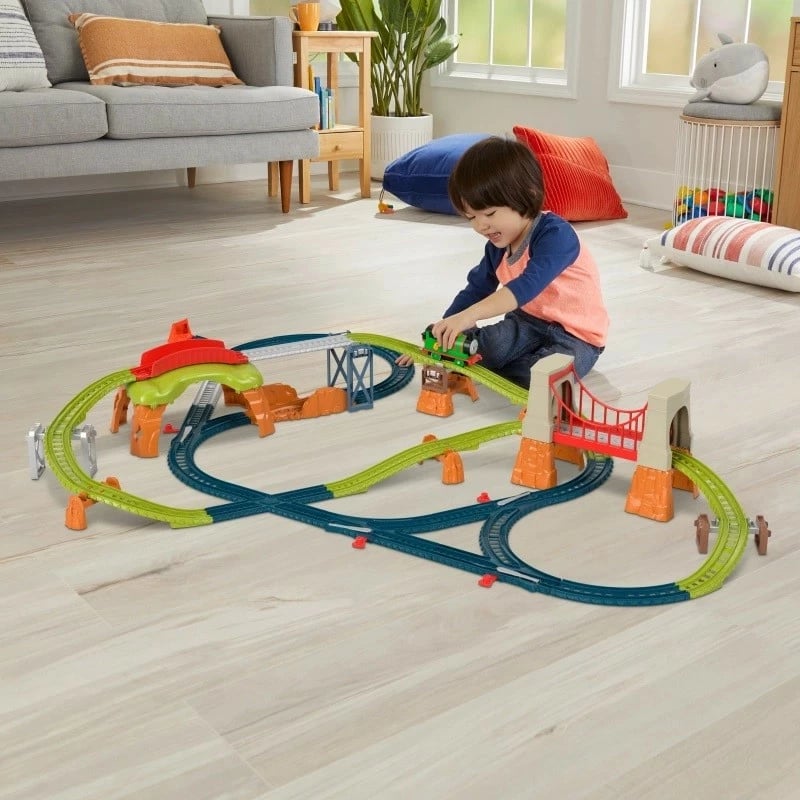Set hekurudhor lodër Fisher Price Thomas & Friends Percy 6-in-1, shumëngjyrësh Set hekurudhor lodër Fisher Price Thomas & Friends Percy 6-in-1, shumëngjyrësh