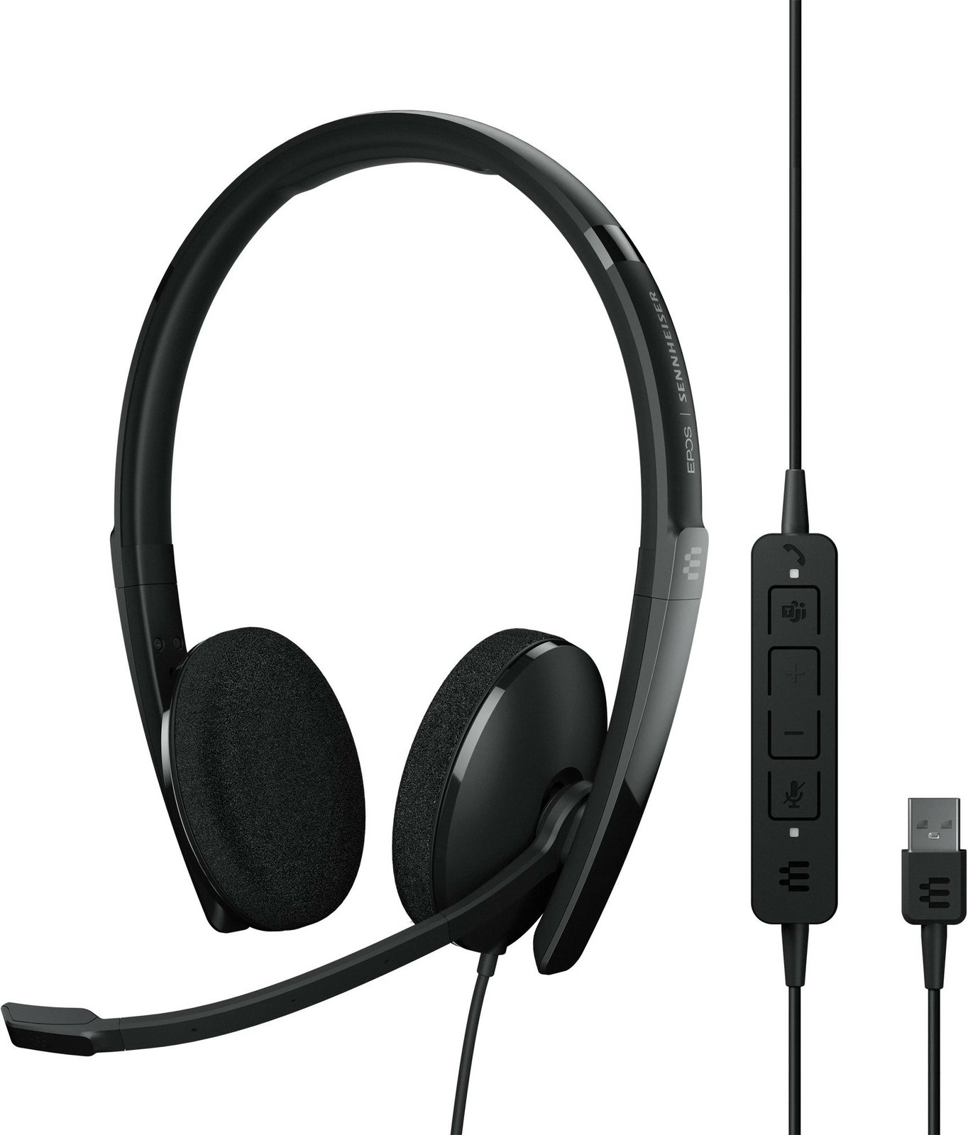 Kufje EPOS Sennheiser Adapt 160T USB, të zeza