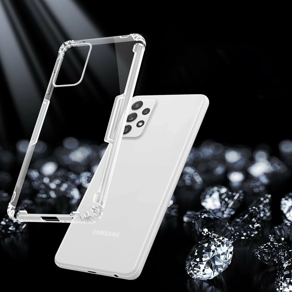 Mbështjellës Nillkin Nature gel për Samsung Galaxy A72, transparent