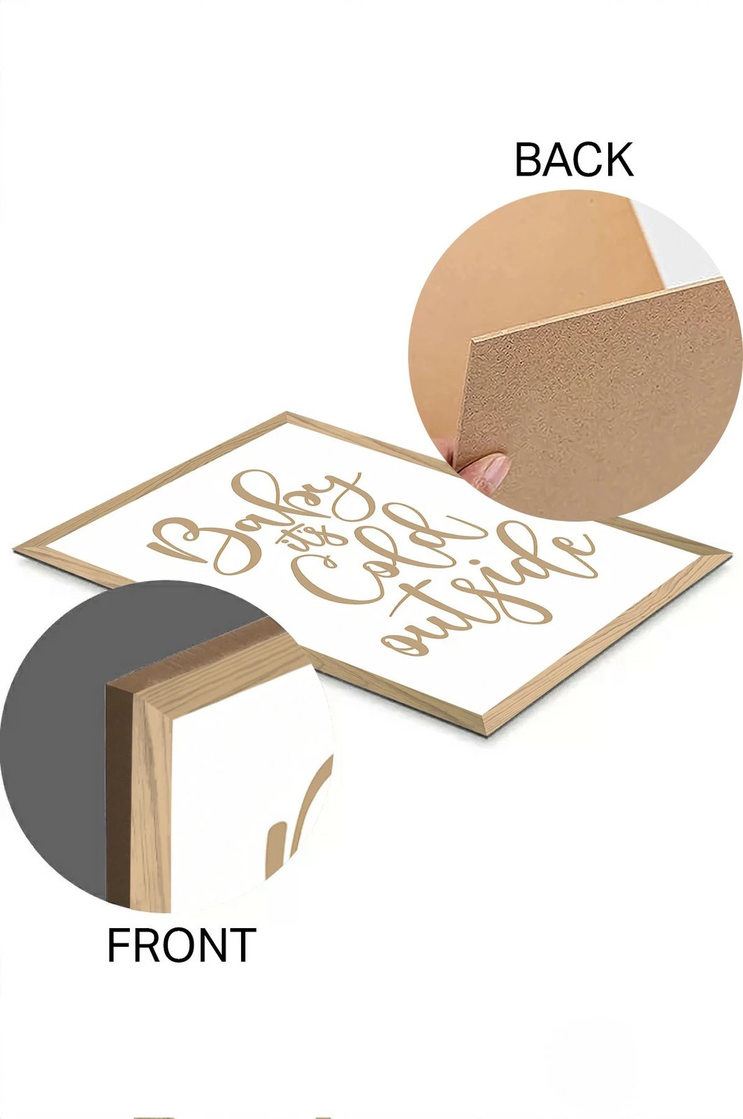 Pikturë dekorative Wallity, shumëngjyrëshe, Tekhammdf25, 33x48cm