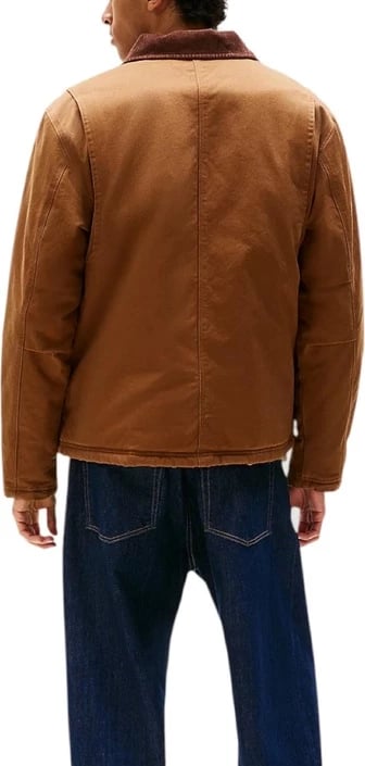 Jakne Tommy Hilfiger Jeans për meshkuj, kafe