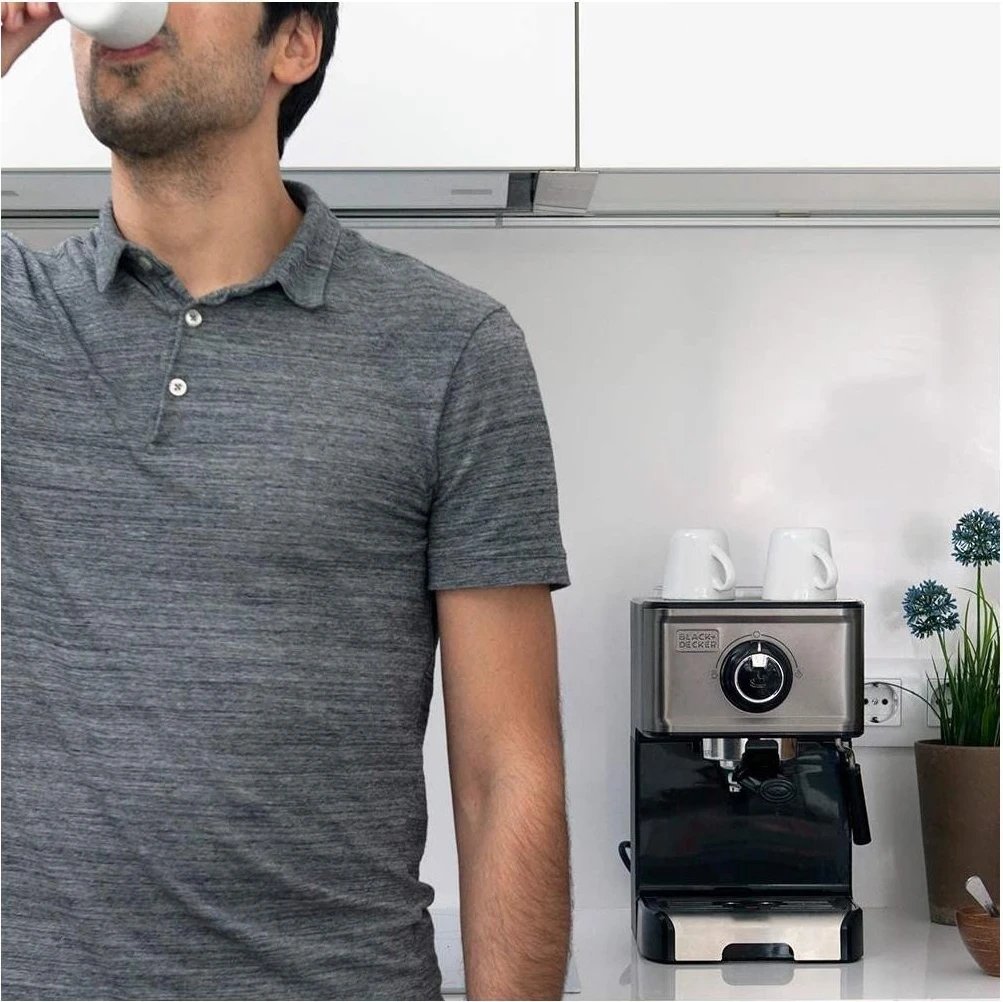 Aparat kafeje Black&Decker BXCO1200E, 1200W, 15 bar, i zi