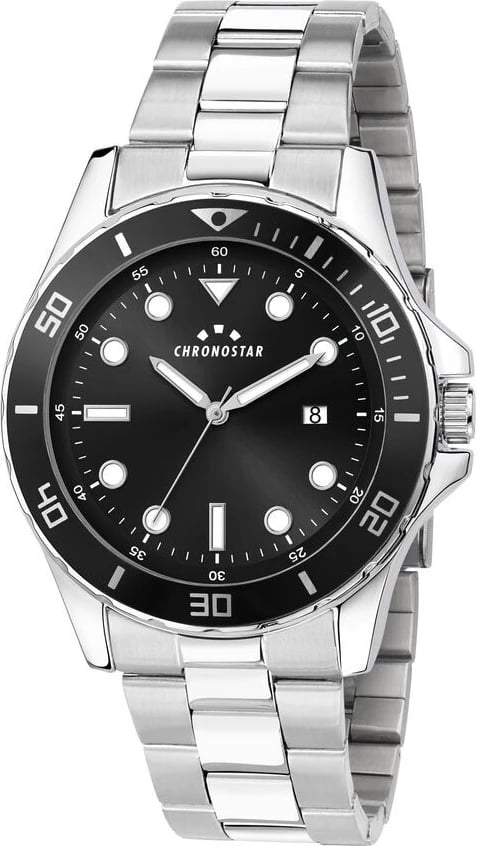 Orë dore CHRONOSTAR R3753291004 për meshkuj, argjendtë