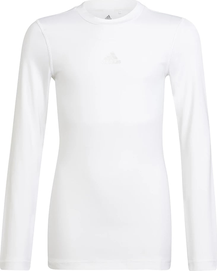 Maicë me mëngë të gjata për fëmijë adidas, e bardhë