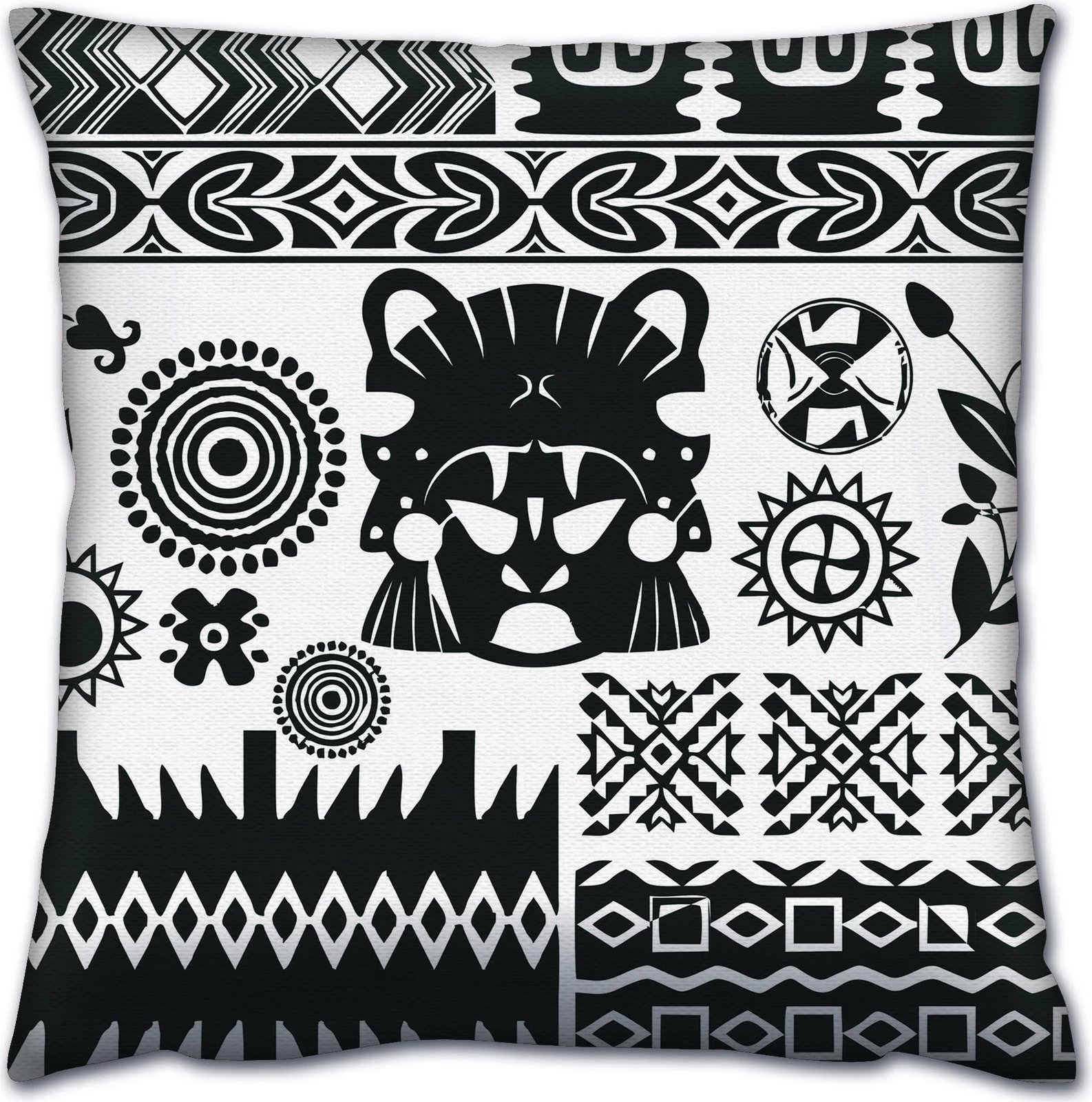 Jastëk dekorativ, shumëngjyrësh, Evila Originals, A14364, 43x43cm