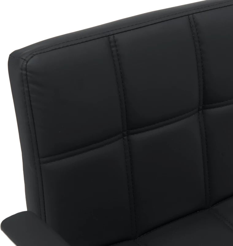 Karrige zyre Buleco pu e zezë 56x46x74-86cm