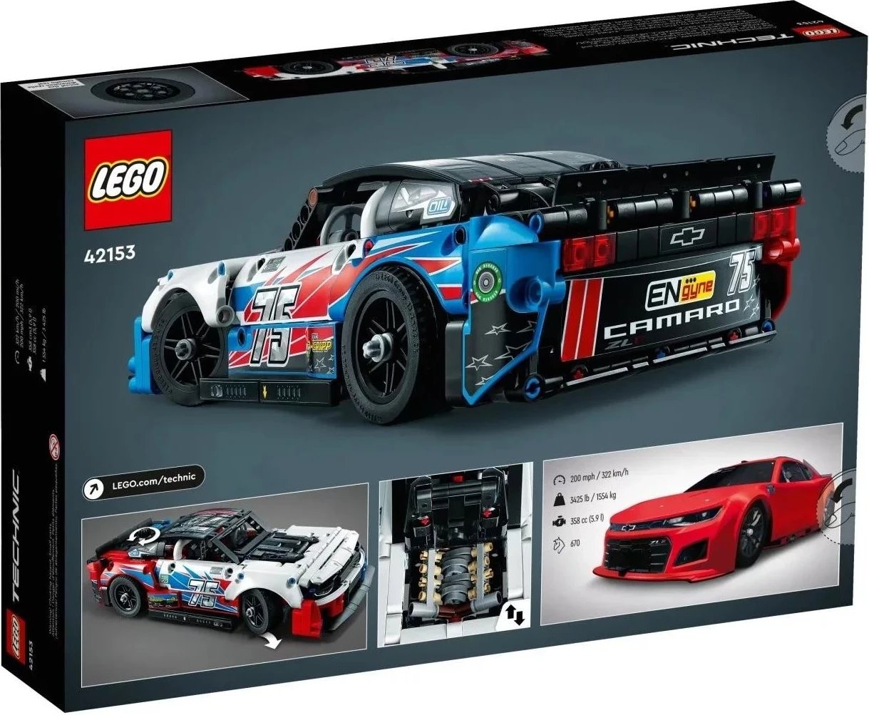Set lodër LEGO Technic 42153, Chevrolet Camaro ZL1