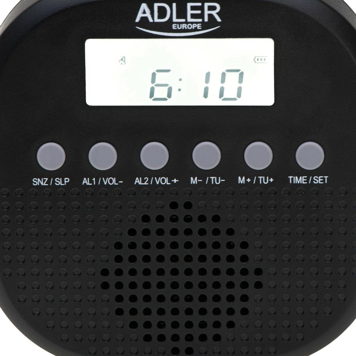 Radio FM Adler AD1912, rezistente ndaj ujit, e zezë