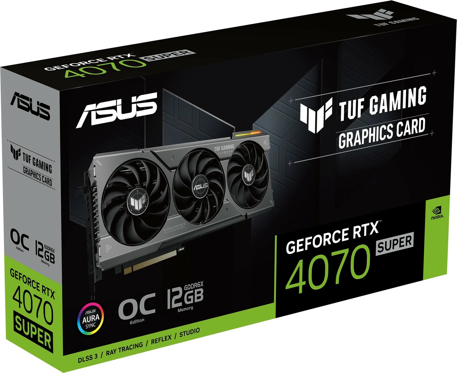 Kartelë grafike ASUS TUF Gaming TUF-RTX4070S-O12G-GAMING, GeForce RTX 4070 SUPER, 12 GB, GDDR6X, PCI Express 4.0 Kartelë grafike ASUS TUF Gaming TUF-RTX4070S-O12G-GAMING, GeForce RTX 4070 SUPER, 12 GB, GDDR6X, PCI Express 4.0