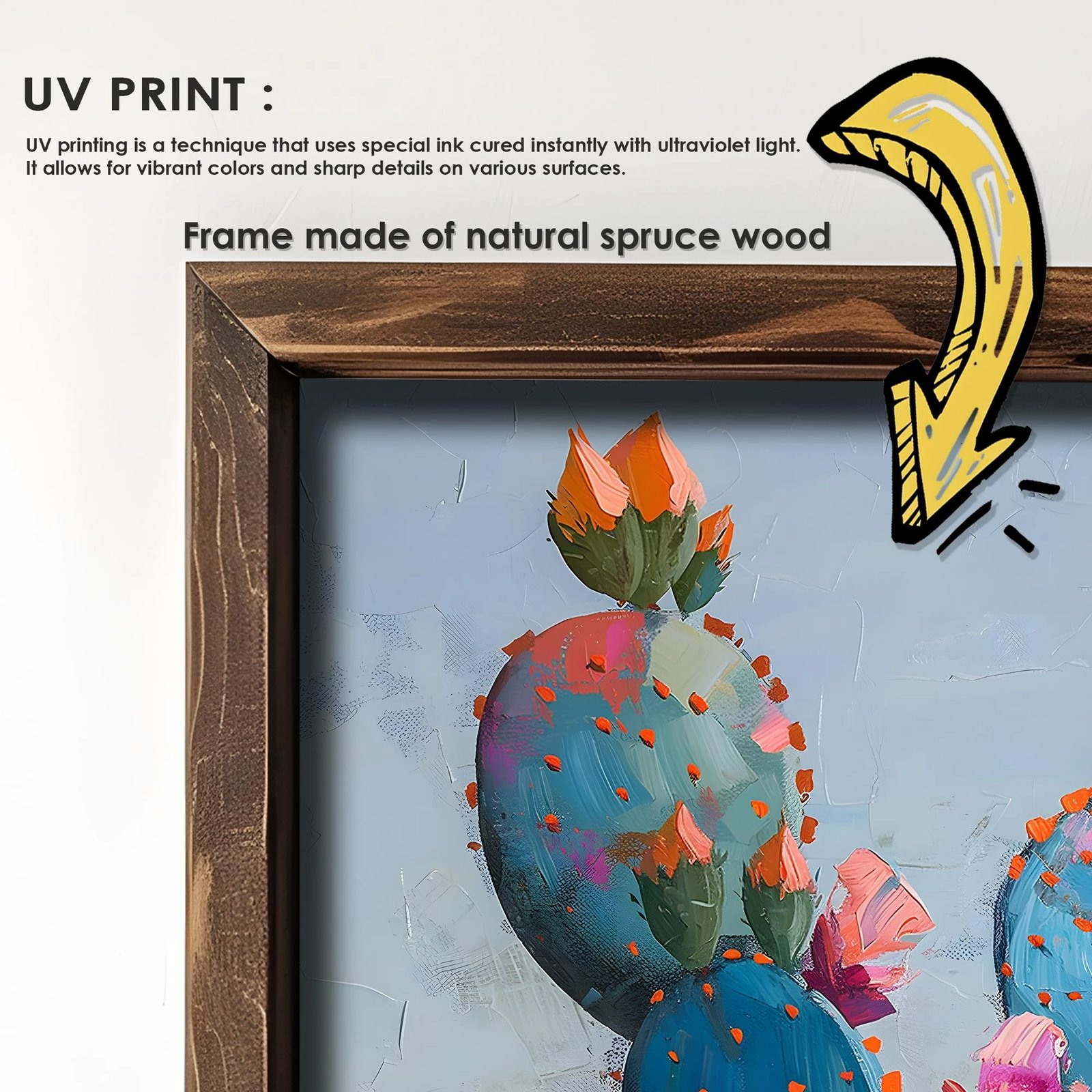 Pikturë dekorative me kornizë MDF (2 copë), Wallity, AI201