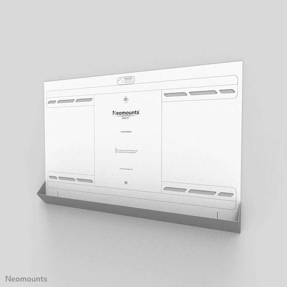 Mbajtës muri për TV Neomounts, 125 kg, 55-110", 800 x 600 mm, Rregullim lartësie, E zezë