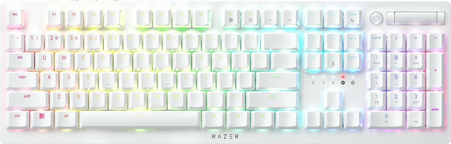 Tastierë Razer DeathStalker V2 Pro, Purple Switch, White, US