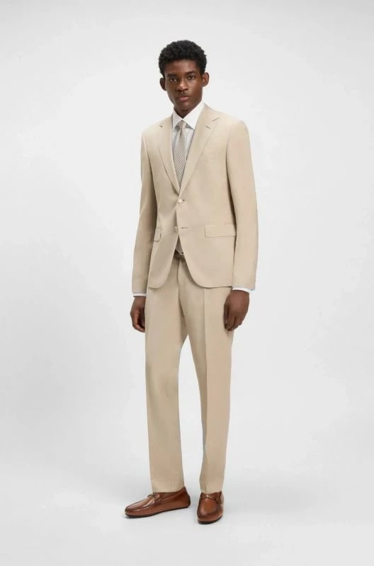 Këpucë Boss meshkuj, kafe