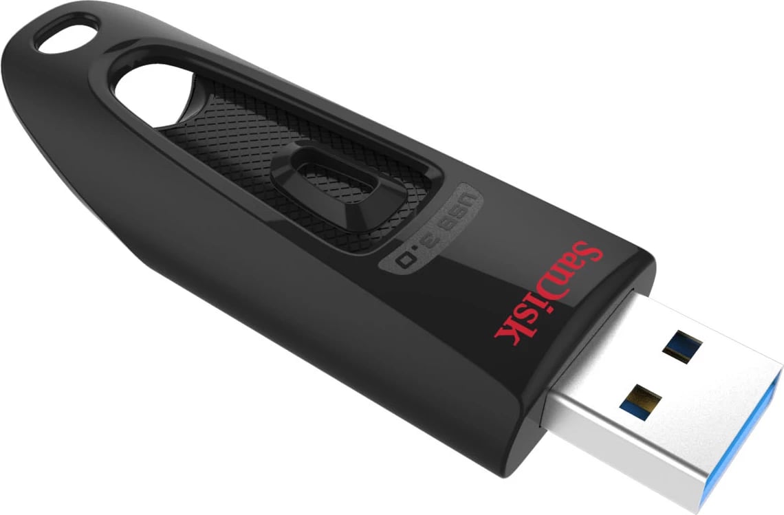 USB flash SanDisk Ultra, 32 GB, (3.1 Gen 1), e zezë