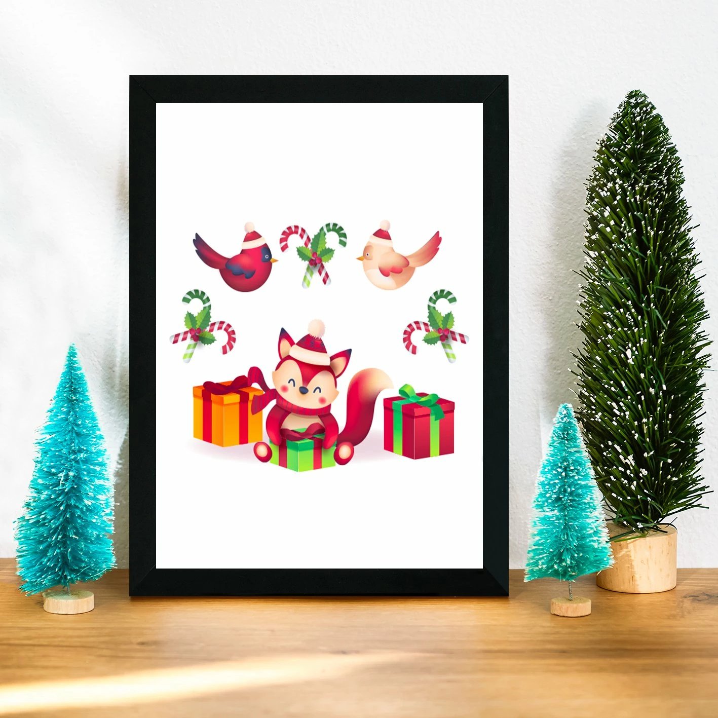 Pikturë dekorative me kornizë, MDF, shumëngjyrëshe, SC18303