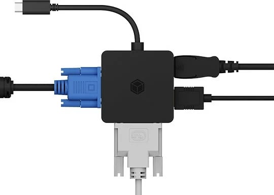 Adapter USB-C ICY BOX IB-DK1104-C, 4K, i zi