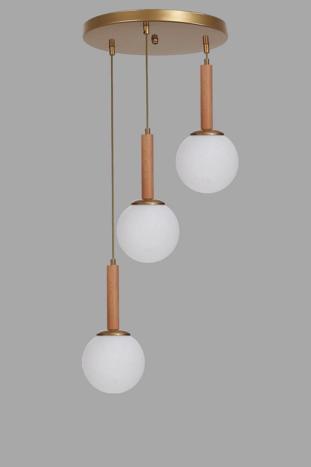 Llambadar Opviq, 9073-3, metal e xham, ngjyrë e bardhë, lis, ari