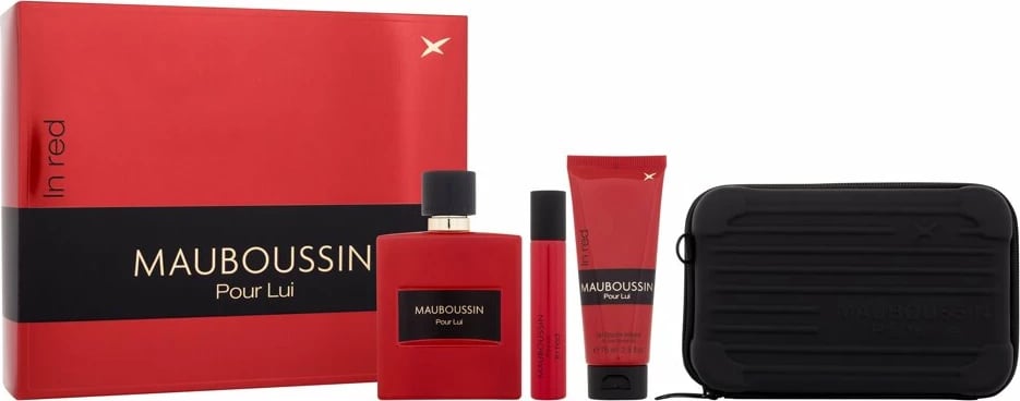 Set Eau de Parfum për meshkuj Mauboussin, 100ml + 20ml + Shower Gel 75ml