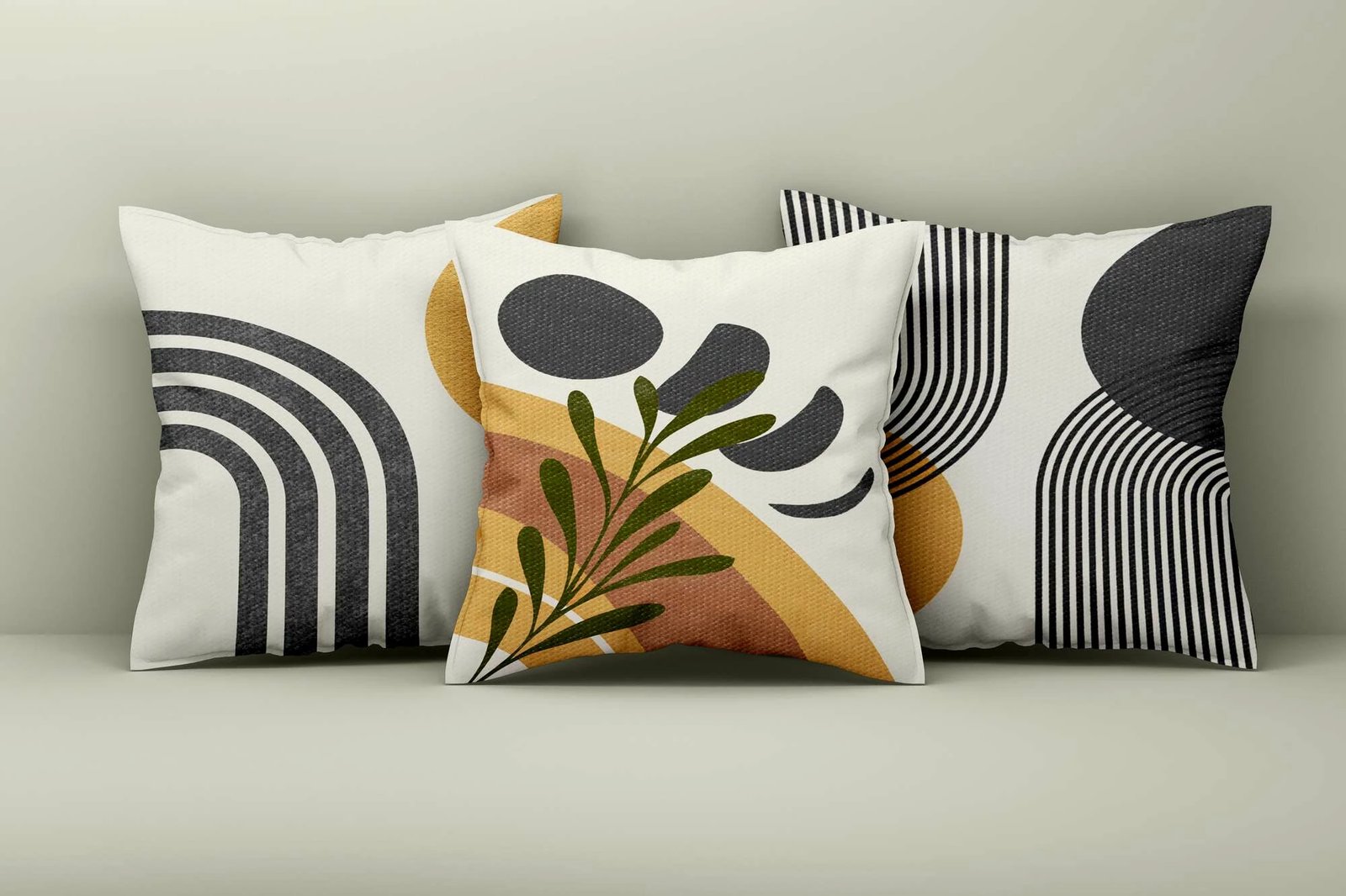 Set mbulesash për jastëkë, dizajn Aberto, Asr_plw25 - 53, 3 copë