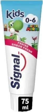 Pastë dhëmbësh për fëmijë Signal Kids 0-6 luleshtrydhe 75ml