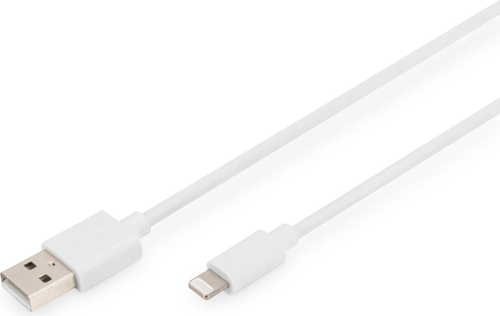 Kabllo USB A në Lightning Digitus 1m e bardhë