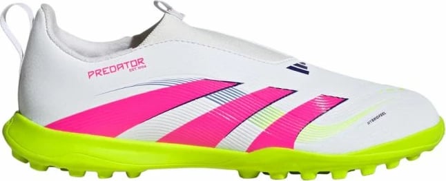 Çizme futbolli për fëmijë adidas, të bardha