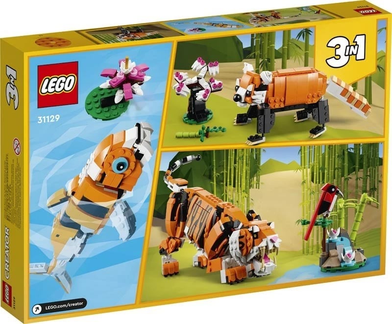 Lodër për fëmijë Lego Creator, Majestic Tiger