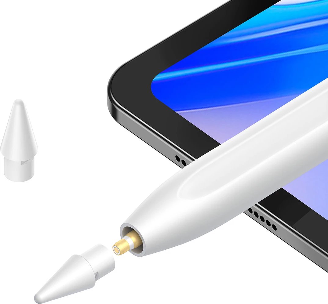 Stylus Baseus Smooth Writing 2 Overseas Edition për iPad, majë e zëvendësueshme, LED, i bardhë