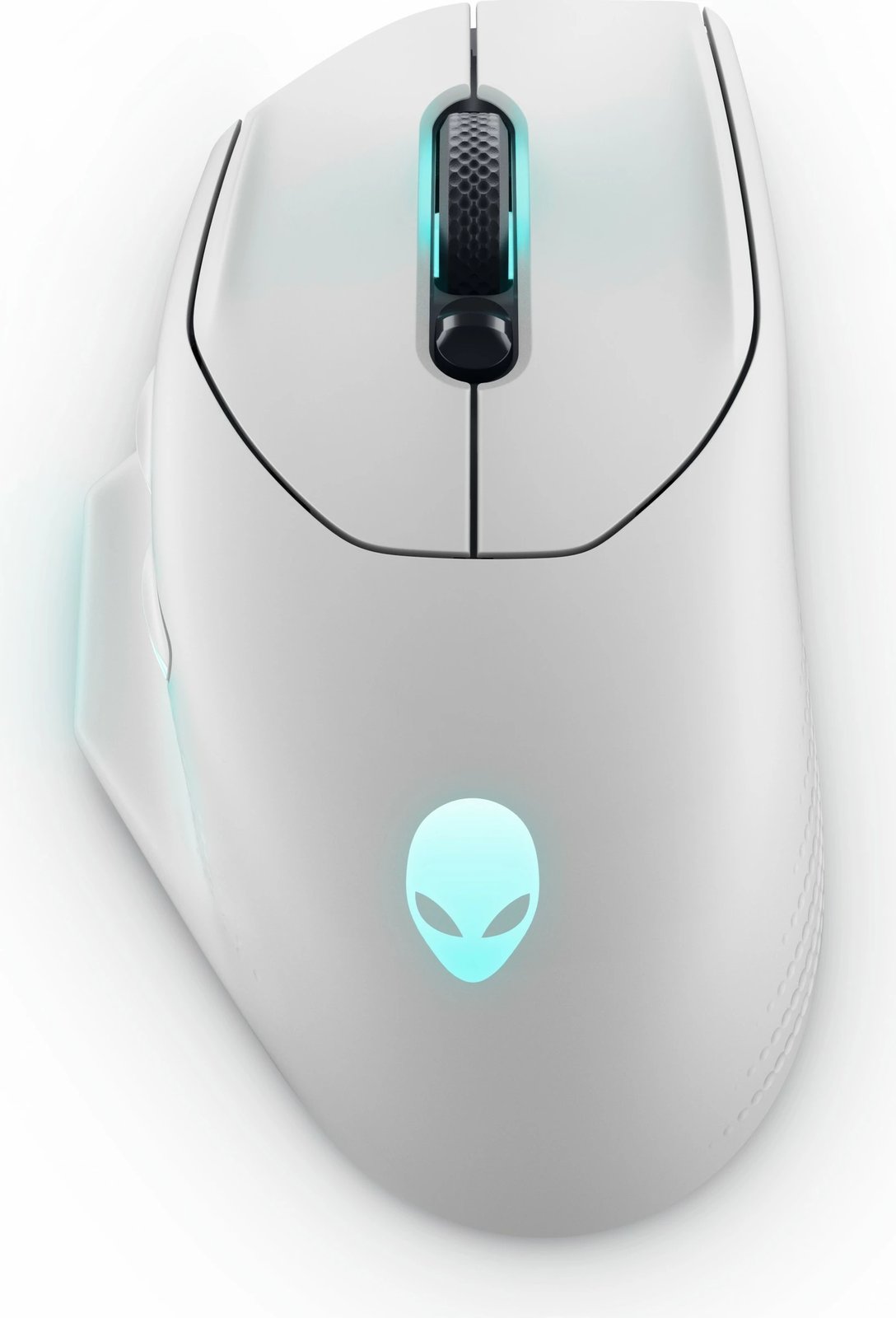 Maus Dell Alienware AW620M, optik, 7 taste, kabllo/pa kabllo, i bardhë