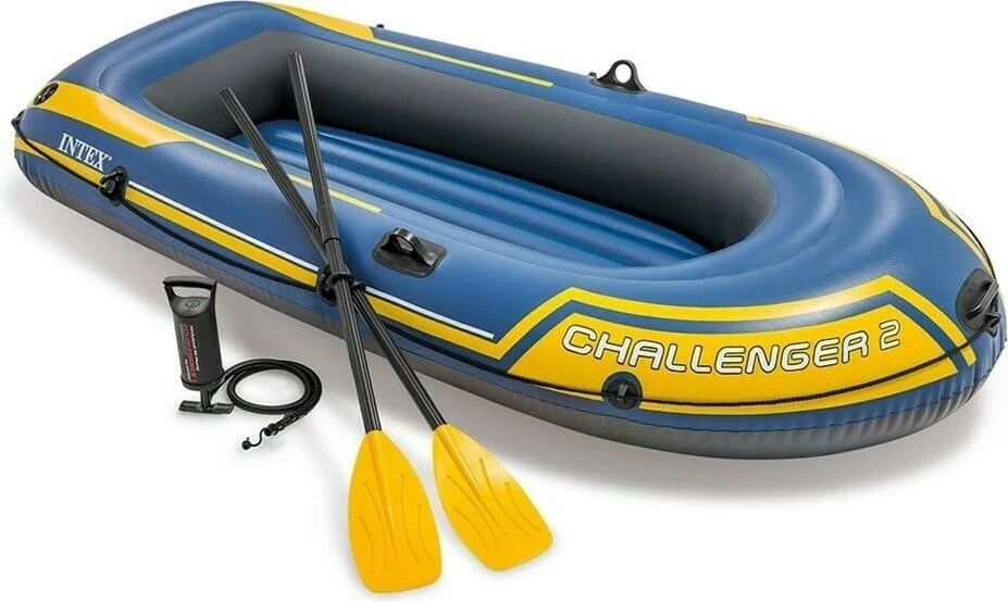 Varkë e fryrë Intex Challenger 2, për 2 persona, Blu