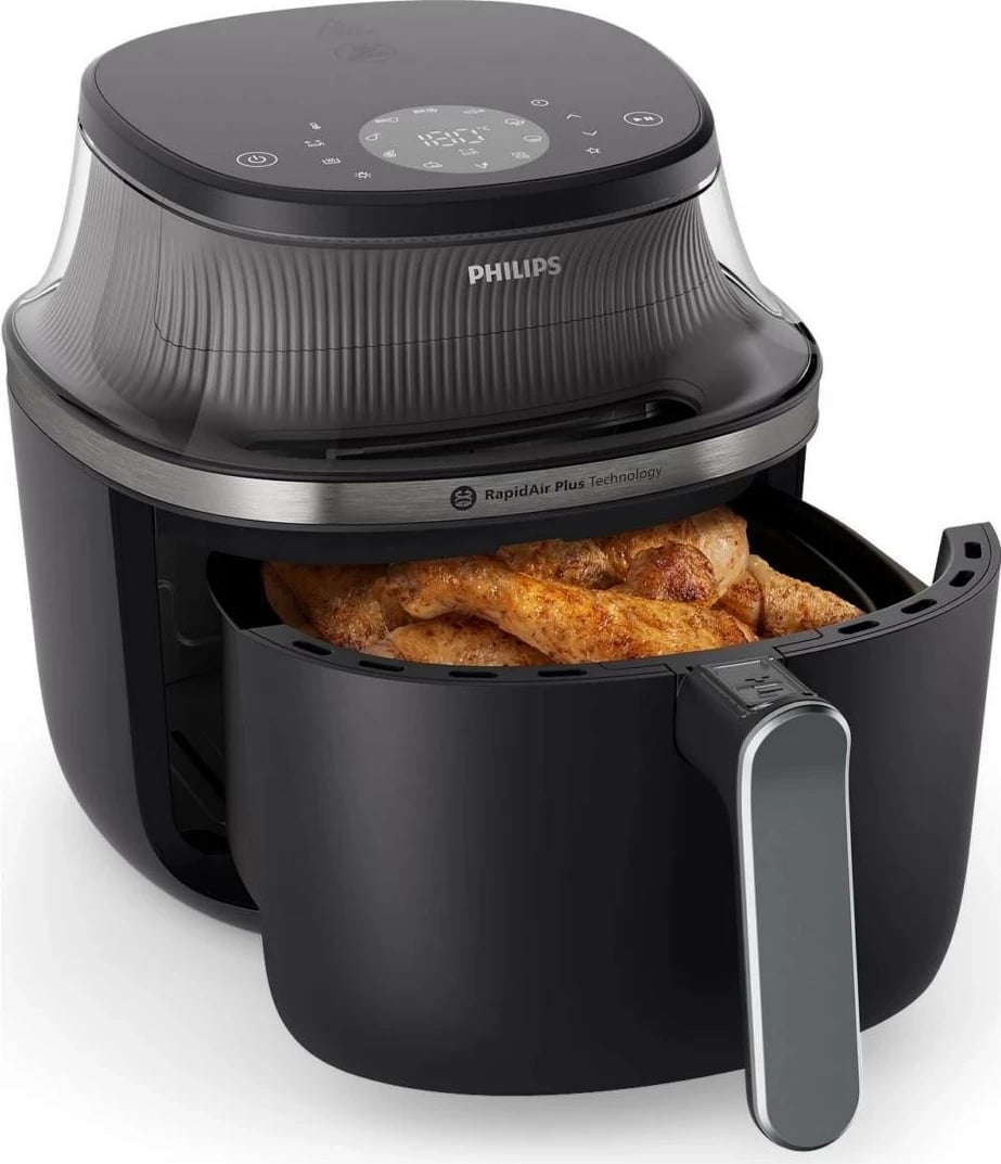 Fryer pa yndyrë Philips Ovi XL 3000 NA341/00, 7.2L, Wi-Fi, zi-e-argjendtë