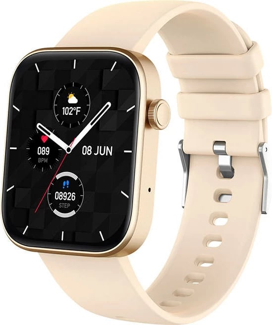 Smartwatch Colmi P71, 1.9" IPS HD, 230 mAh, Gold