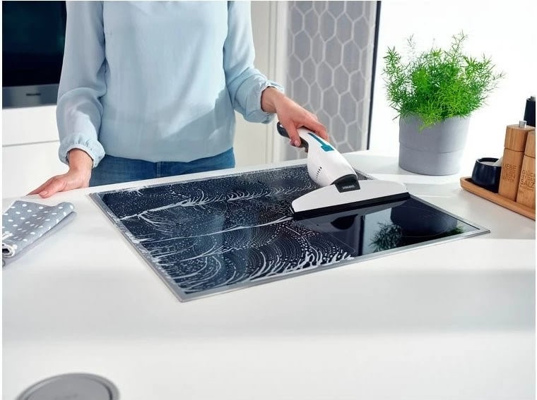 Pastrues elektrik për dritare Leifheit NEMO, 28 cm, IPX7, zi/turkuaz/bardhë