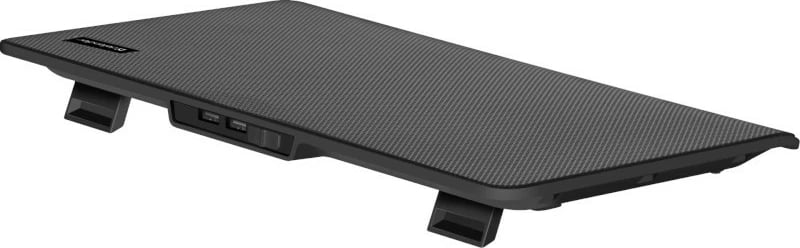 Mbajtëse ftohëse Defender NS-509 për laptop, 15.6-17", 5 ventilatorë, 2xUSB, Metal, E zezë