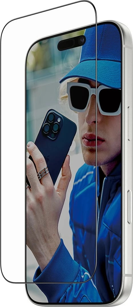 Xham mbrojtës PanzerGlass për iPhone 17 Pro, kornizë e zezë